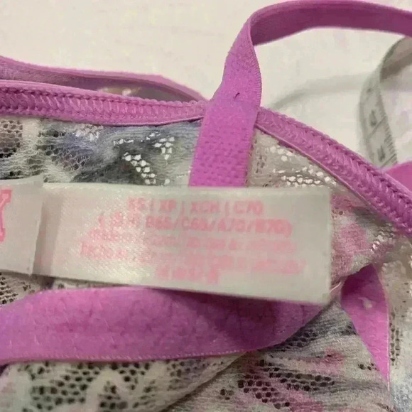 Pink, Victoria, secret lace bralette sizeXS - Picture 4 of 9
